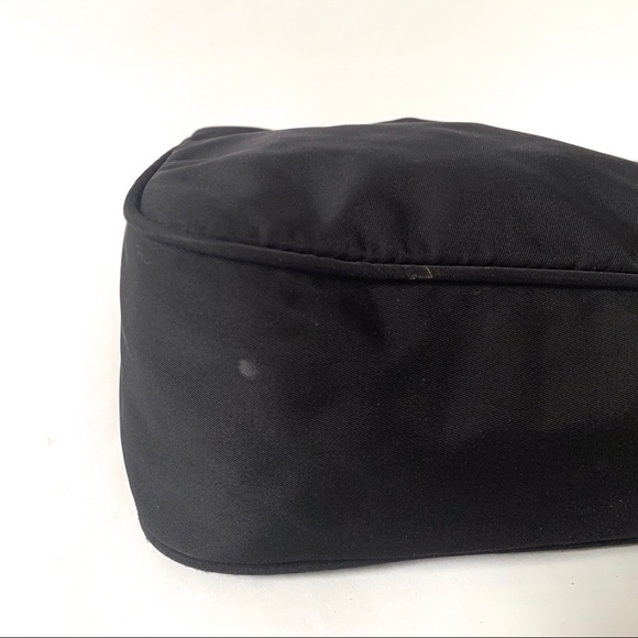 ✨ SOLD ON SITE✨Prada Black Hobo Mini Tessuto Bag - Picture 5 of 10